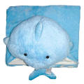 Plush Cute Dolphin Blanket Cushion